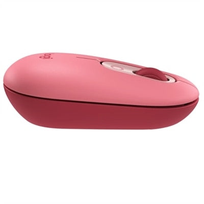 Logitech POP Mouse  Wireless Mouse with Customizable Emojis  SilentTouch Technology  Precision/Speed Scroll  Bluetooth  Heartbreaker