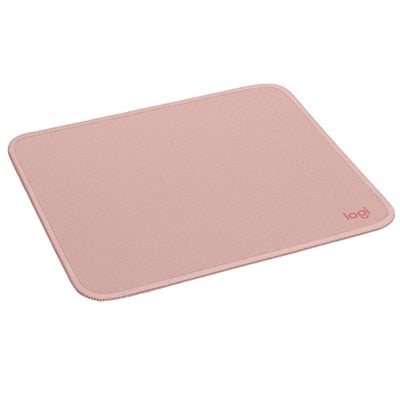 Logitech Mouse Pad - Studio Series  Computer Mouse Mat with Anti-slip Rubber Base  Easy Gliding  Spill-Resistant Surface  Dark Rose