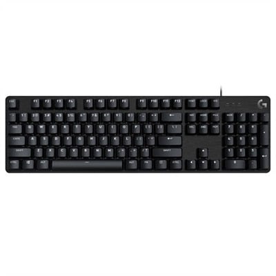 Logitech G413 SE Full-Size Corded Gaming Keyboard  PBT Keycaps  Tactile Mechanical Switches  6-Key Rollover Anti-Ghosting  FN Keys—white Backlit LED