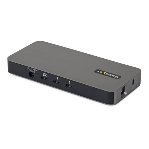StarTech.com 4-Port Thunderbolt™ 5 Hub with Thunderbolt™ Share KVM, 80/120Gbps, 8K 60Hz or 4K 144Hz, 140W PD, USB-A 10Gbps, TB4 & USB4, MacBook M5 Pro M5 Max