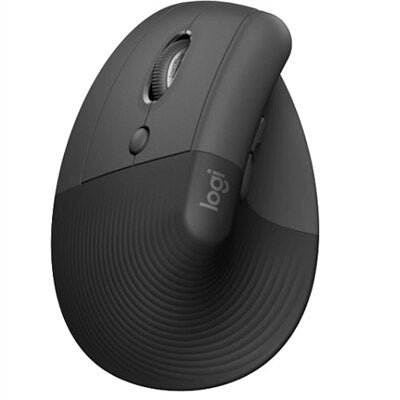 Logitech Lift for Business Left  Vertical Ergonomic Mouse - Left-Handed  Wireless  Bluetooth or Secured Logi Bolt USB  Quiet clicks  Globally Certified  Windows/Mac/Chrome/Linux - Graphite