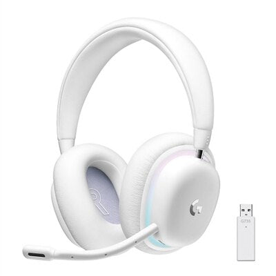 Logitech - G735 Aurora Collection Wireless Gaming Headset for PC, Mobile - White Mist