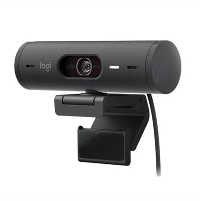 Logitech BRIO 505 Webcam - 4 Megapixel - 60 fps - Graphite - USB Type C - 1920 x 1080 Video - Auto-focus - 4x Digital Zoom - Microphone - Notebook  Display Screen  Monitor