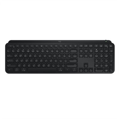 Logitech - MX Keys S Universal Full-size Wireless Scissor Keyboard for PC and Mac with Backlit keys - Black