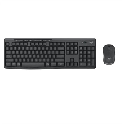Logitech - MK370 Combo for Business Full-Size Wireless Keyboard and Mouse Bundle with Secure Logi Bolt USB Connection - Graphite