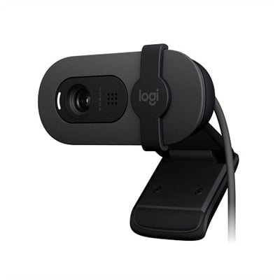 Logitech Brio 105 Full HD 1080p Business Webcam with Auto-Light Balance  USB-A  Privacy Shutter  Easy Set-Up  Compatible with Windows  macOS  ChromeOS