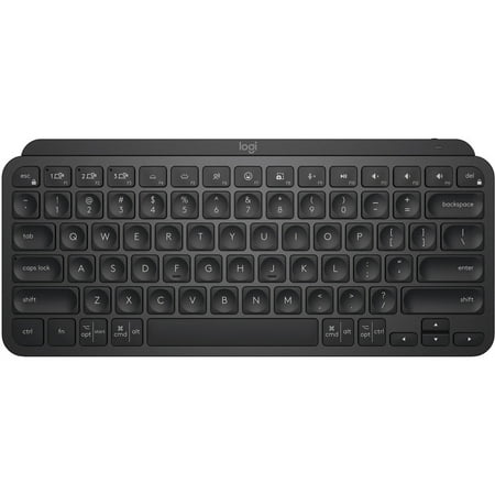 Logitech MX Keys Mini Minimalist Wireless Illuminated Keyboard  Compact  Bluetooth  Backlit  USB-C  Metal Build  Black