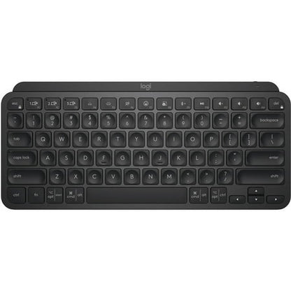Logitech MX Keys Mini Minimalist Wireless Illuminated Keyboard  Compact  Bluetooth  Backlit  USB-C  Metal Build  Black
