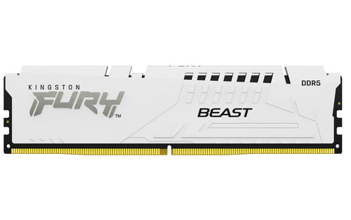 Kingston Technology FURY Beast 32GB 6400MT/s DDR5 CL32 DIMM (Kit of 2) White EXPO