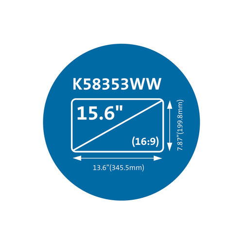 Kensington MagPro Magnetic Privacy Screen Filter for Laptops 15.6" (16:9)