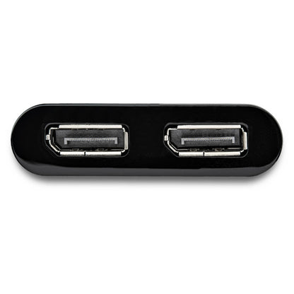 StarTech.com USB 3.0 to Dual DisplayPort Adapter, 4K 60Hz, DisplayLink Certified, USB to Dual DP Display Adapter, Dual DisplayPort Adapter for Mac & Windows