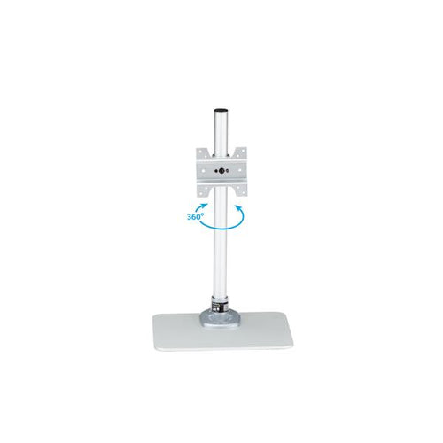 StarTech.com Single Monitor Stand - Adjustable - Steel - Silver - For up to 34" (30.9lb/14kg) Displays - TAA