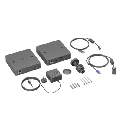 Logitech Extend - 2 x Network (RJ-45) - 5 x USB - 1 x HDMI Out - 2160p - 4K - 3840 x 2160 - Twisted Pair - Category 6  Category 6a  Category 5e - Notebook  Video Conferencing Camera  Meeting Room  ...
