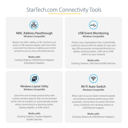 StarTech.com USB-C Triple Monitor Docking Station for MacBook Pro / Air M1 M2 M3 M4 & Windows, Universal 4K HDMI DP Dock, Thunderbolt Compatible, 100W Laptop Charging
