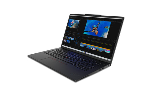 Lenovo ThinkPad P14s Gen 5 (Intel) Intel Core Ultra 7 155H Laptop 36.8 cm (14.5") Touchscreen WQXGA 16 GB DDR5-SDRAM 512 GB SSD NVIDIA RTX 500 Ada Wi-Fi 6E (802.11ax) Windows 11 Pro English Black