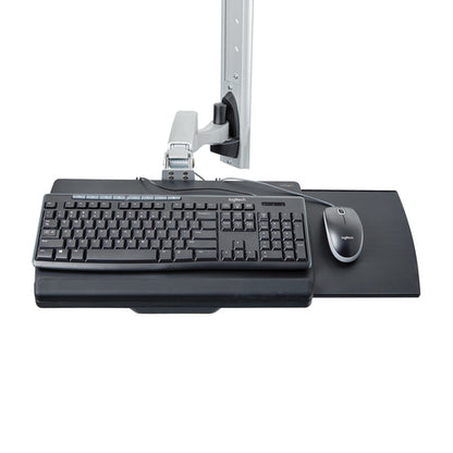 StarTech.com Wall Mount Workstation, VESA Mount For 32" Monitor (22lb/10kg), Fully Articulating Monitor Mount & Keyboard Tray - TAA