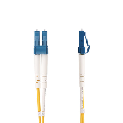 StarTech.com 1m (3.3ft) LC to SC (UPC) OS2 Single Mode Duplex Fiber Optic Cable, 9/125µm, 100G, Bend Insensitive, Low Insertion Loss - LSZH Fiber Jumper Cord