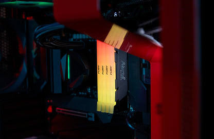 Kingston Technology FURY 64GB 3600MT/s DDR4 CL16 DIMM (Kit of 4) 1Gx8 Renegade RGB