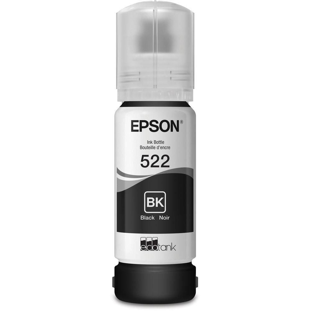 Epson 522 Single Ink Bottle - Black (T522120-S): High Yield Printer Ink