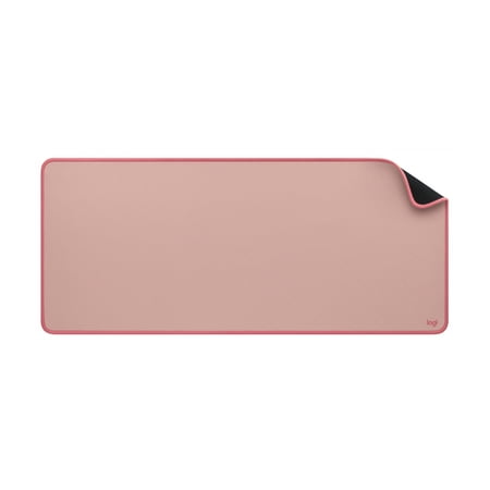 Logitech Desk Mat - Studio Series  Multifunctional Large Desk Pad  Extended Mouse Mat  Dark Rose