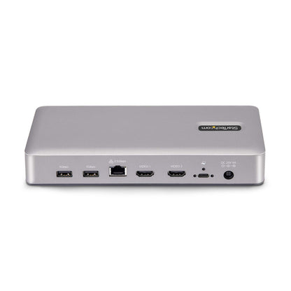 StarTech.com Dual-Monitor USB4 Docking Station, Dual 4K 120Hz or Single 8K 60Hz HDMI, 100W Laptop Charging, 2.5GbE, USB-C Multi-Monitor Dock, Driverless