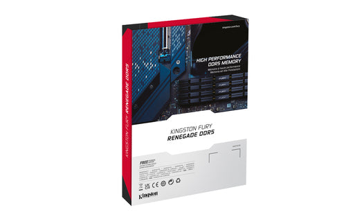 Kingston Technology FURY 24GB 8400MT/s DDR5 CL40 CUDIMM Renegade Silver XMP