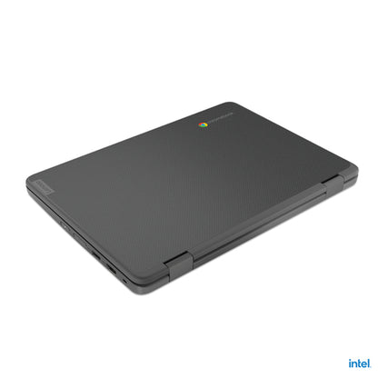 Lenovo 500e Yoga Chromebook Gen 4 Intel® N N100 31 cm (12.2") Touchscreen WUXGA 4 GB LPDDR5-SDRAM 32 GB eMMC Wi-Fi 6E (802.11ax) ChromeOS US English Grey