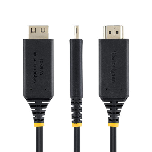 StarTech.com USB C to HDMI Adapter Cable 15ft, Gripping HDMI Connector, 4K 60Hz, Thunderbolt Compatible, HDR, Uni-Directional Cord for MacBook, Dell, HP, Lenovo