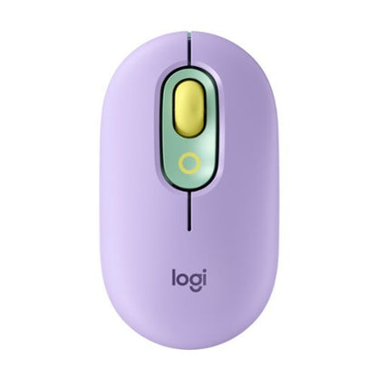 Logitech Bluetooth POP Mouse with Emoji - Daydream Mint: USB-A Compatible, 4000 dpi
