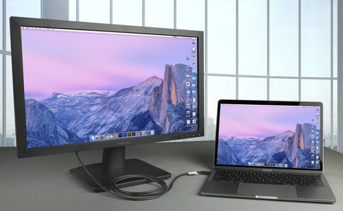 Plugable Technologies USB C to VGA Cable 6 Feet - Driverless Connect Thunderbolt 4, Thunderbolt 3, USB4, or USB-C Device to VGA Displays 1920x1080@60Hz, (Compatible with iPhone 15, MacBook Pro, Dell XPS) 1.8m