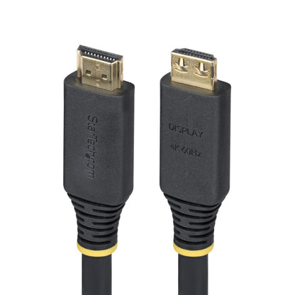 StarTech.com 50ft (15.2m) Active High Speed HDMI Cable with Gripping Connectors, 4K 60Hz/1440p 144Hz, HDR10/HDCP 2.2/ARC, 18Gbps, UHD HDMI Cord for TV/Monitor/Display, TPE Jacket