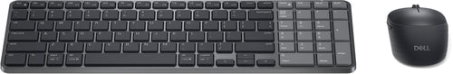DELL Pro 7 KM746 keyboard Mouse included Universal RF Wireless + Bluetooth Canadian Graphite