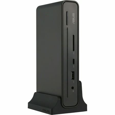 Asus DC300 Docking Station - for Mouse  Keyboard  Monitor  Notebook - Charging Capability - Memory Card Reader - SD - 150 W - USB Type C - 3 Displays Supported - 4K - 3840 x 2160 - 6 x USB Ports - ...