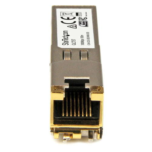 StarTech.com Cisco GLC-T Compatible SFP Module (10 Pack) - 1000BASE-T - SFP to RJ45 Cat6/Cat5e - 1GE Gigabit Ethernet SFP - RJ-45 100m - Cisco Firepower, ASR920, IE2000