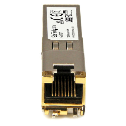 StarTech.com Cisco GLC-T Compatible SFP Module (10 Pack) - 1000BASE-T - SFP to RJ45 Cat6/Cat5e - 1GE Gigabit Ethernet SFP - RJ-45 100m - Cisco Firepower, ASR920, IE2000