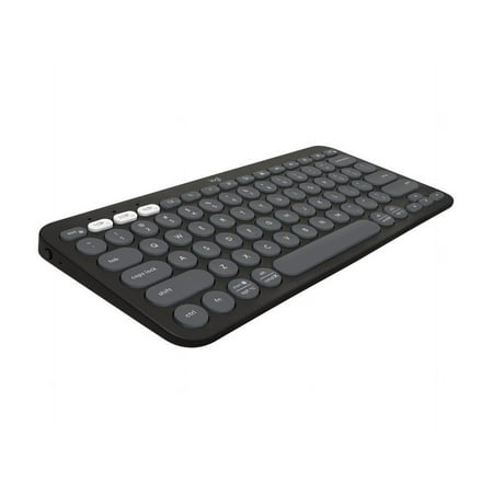 Logitech - Pebble Keys 2 Slim TKL Wireless Scissor Keyboard for Windows, macOS, iPadOS, Chrome - Graphite