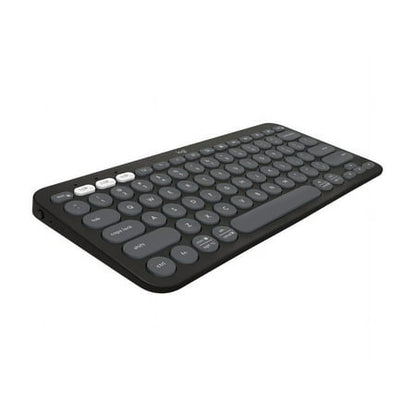 Logitech - Pebble Keys 2 Slim TKL Wireless Scissor Keyboard for Windows, macOS, iPadOS, Chrome - Graphite