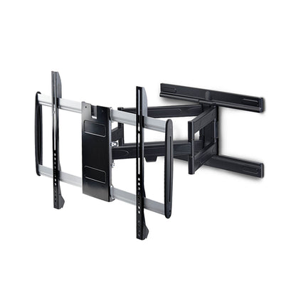 StarTech.com Ultra-Slim Articulating TV Wall Mount for up to 65-inch and 99lb/45kg Flat Screens, VESA 600x400, TAA-Compliant Low-Profile Bracket
