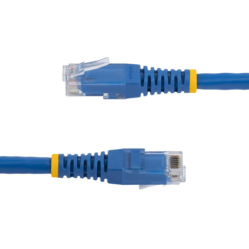 StarTech.com 6ft CAT6 Ethernet Cable - Blue CAT 6 Gigabit Ethernet Wire -250MHz 100W PoE RJ45 UTP Molded Network/Patch Cord w/Strain Relief/ Individually Tested