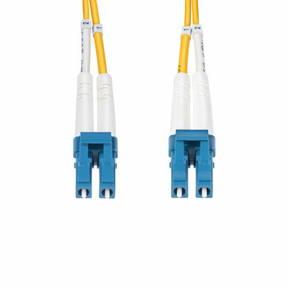 StarTech.com 5m (16.4ft) LC to LC (UPC) OS2 Single Mode Duplex Fiber Optic Cable, 9/125µm, 100G, Bend Insensitive, Low Insertion Loss - LSZH Fiber Jumper Cord