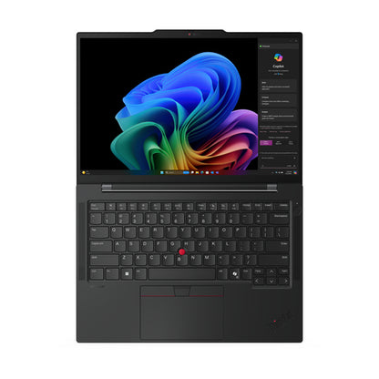 Lenovo ThinkPad T14s Gen 6 (Snapdragon) Copilot+ PC X1E-78-100 Laptop 35.6 cm (14") WUXGA 32 GB LPDDR5x-SDRAM 1 TB SSD Wi-Fi 7 (802.11be) Windows 11 Pro Black