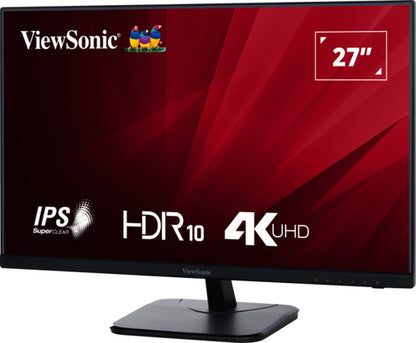 Viewsonic VA2756-4K-MHD computer monitor 68.6 cm (27") 3840 x 2160 pixels 4K Ultra HD LED Black