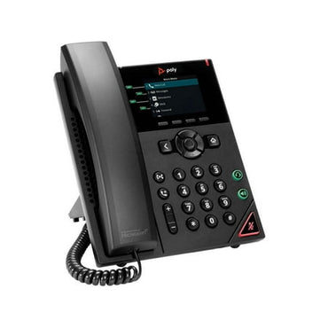 Poly VVX 250 IP Phone - Corded - Corded - Desktop  Wall Mountable - Black - VoIP - 2 x Network (RJ-45) - PoE Ports