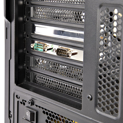 StarTech.com 2-Port PCI Express Serial Card, Dual Port PCIe to RS232 (DB9) Serial Card, 16C1050 UART, Standard or Low Profile Brackets, COM Retention, For Windows & Linux - TAA