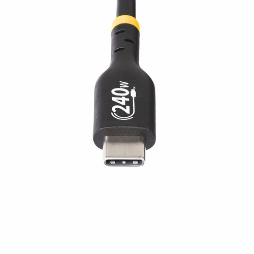 StarTech.com 6ft (1.8m) USB-C Charging Cable, Charge & Sync, 240W (5A) PD EPR, USB 2.0 Laptop Charger Cable, USB-IF Certified , TPE Jacket - Black USB C Charging Cord