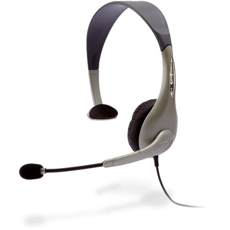 Cyber Acoustics AC-840 USB Mono Headset Internet Communication & Boom Mic AC840