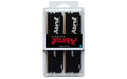 Kingston Technology FURY Beast 32GB 6000MT/s DDR5 CL36 DIMM (Kit of 2) Black EXPO