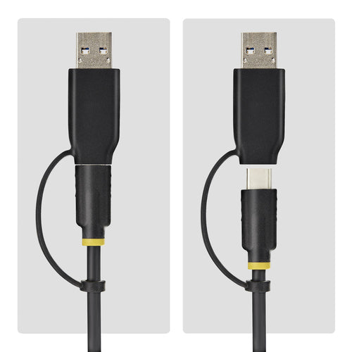 StarTech.com USB-C/USB-A to M.2 NVMe Dock Adapter, 10Gbps, Tool-Free External M.2 NVMe SSD Reader, B+M/M-Key