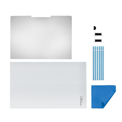 StarTech.com 13.5-inch 3:2 Flip-Over Privacy Screen with Touch, Anti-Glare Privacy Filter, Laptop Monitor Screen Protector with 51% Blue Light Reduction