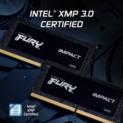Kingston Technology FURY 16GB 4800MT/s DDR5 CL38 SODIMM (Kit of 2) Impact